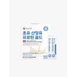 [Organic Garden] Colostrum Goat Milk Protein Gold 100 packets [6 types of protein, light grain flavor, 17 types of mixed lactic acid bacteria, 15 grains, fermentation enzyme, Netherlands Qualigott] / [오가닉가든]초유 산양유 프로틴 골드 100포[6종 단백질담백한곡물맛17종혼합유산균15곡발효효소네덜란드 퀄리고트]