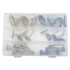 TOVOT 32 PCS(8 Type) Brass Wire Wheel Brushes
