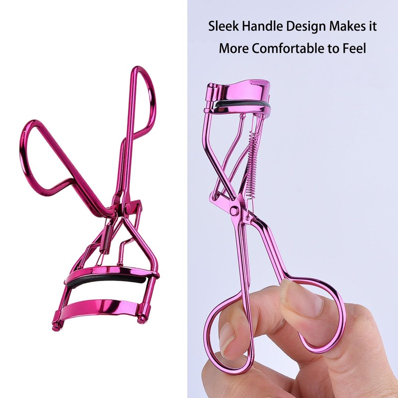 Premium Eyelash Curling Set - 1 Metal Lash Curler +