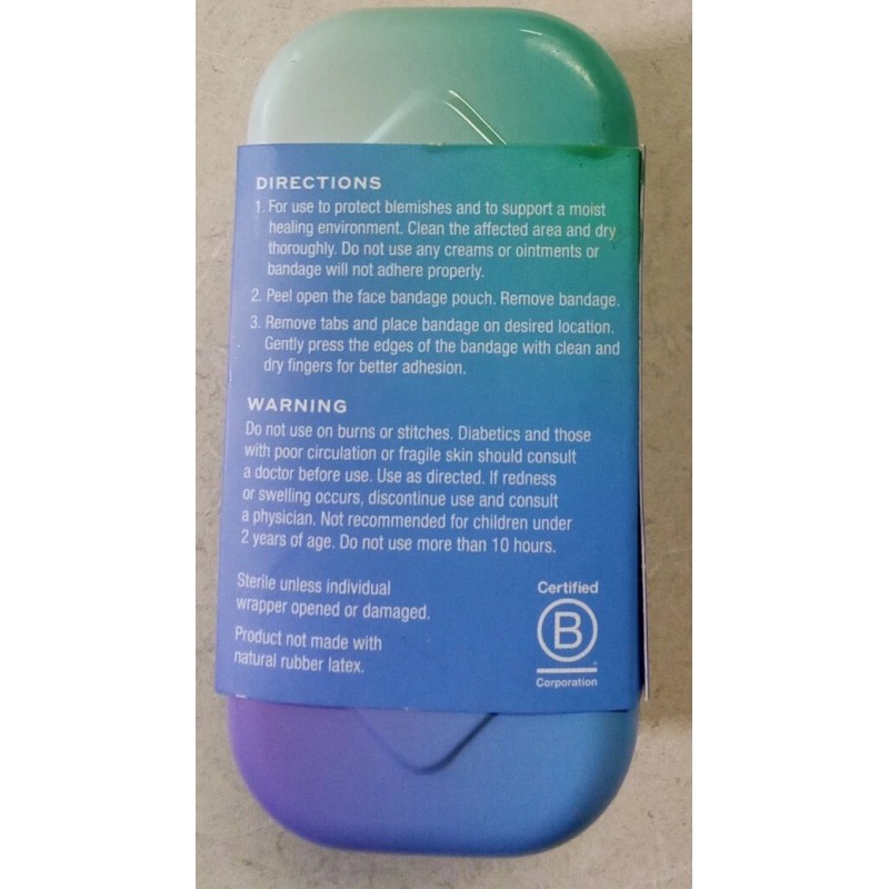 Welly Bandages - Biggie Face Savers, Hydrocolloid Acne Blemish 8