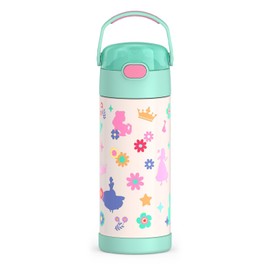 THERMOS FUNTAINER 14 Ounce Stainless Steel Vacuum Insulated Bottle, Princess