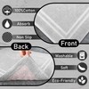 VOOVA & MOVAS Bath Mats 2-Pack 24"x33", Cotton, 830GSM, Light
