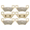 Sintered Brake Pads Front and Rear for Arctic Cat 1000
