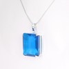 GEMHUB Gemstone For Jewelry Making 135.00 Carat. Blue Topaz Gemstone
