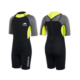 Gogokids Wetsuit Children's Neoprene Shorty Children's Wetsuit Short 2.5 mm - Wetsuits for Baby Suit Toddler Girls Boys Kids Diving Suits Swimming Diving Snorkelling