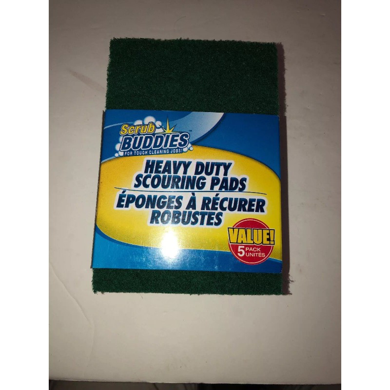 Scrub Buddies 1-5 Pack Scrub Buddies Heavy Duty Scouring Pads-RARE