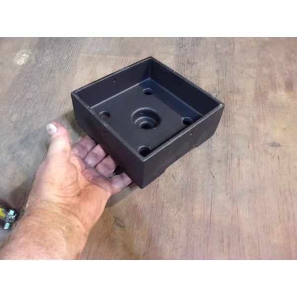 Ben Douglas Foundry Post Base, Anchored, 6x6,Heavy Cast Aluminum, with