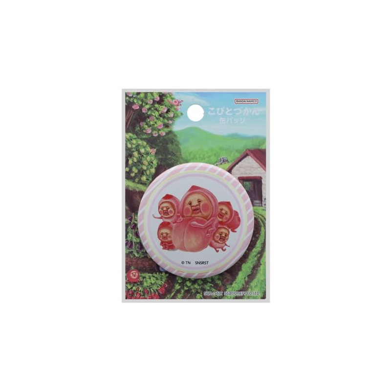 Sunstar Stationery Kobito Zukan Can Badge A Pattern S8347301