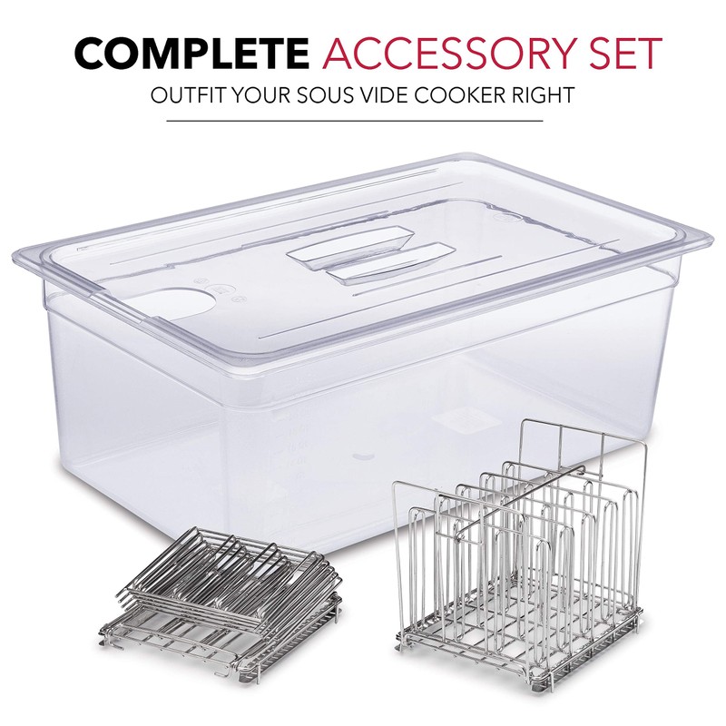 Sous Vide Container with Lid | Fits Most Sous Vide