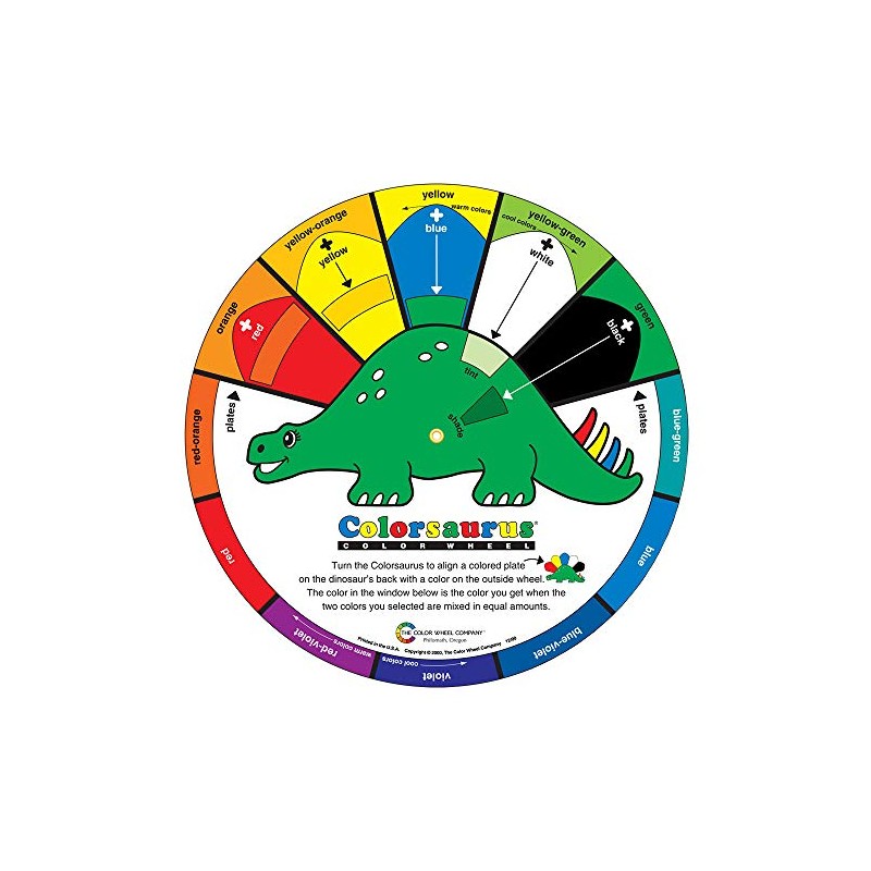 Color Wheel Childrens Colorsaurus