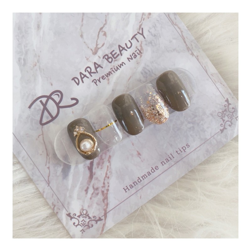 Next day delivery⭐Zircon parts autumn nails⭐ / 다음날 발송⭐지르콘파츠 가을네일⭐