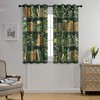 HDESDIS Classic Bookshelf Blackout Curtains for Bedroom, Retro Rustic Glam