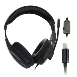 Headset USB 3.5mm TypeC Online Control Wired PC Headset Skype, Suitable for Internet Learning, Web Conferencing, Telecommuting, Commuting, Commuting, Remote Work, Call Center Clear Calls (type-c)