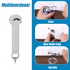 Multifunctional Magnetic Can Opener, Stainless Steel Retractable Magnet Bottle Cap