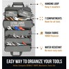 CRAFT911 Durable Tool Bag Organizers w/Detachable 6 Tool Pouches -