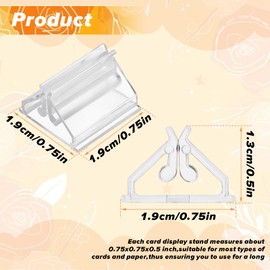 24Pcs Plastic Game Card Stands, Multi-Color Game Card Holder Board Game Pieces Stands DIY Game Card Stands for Board Game Markers Party Favor