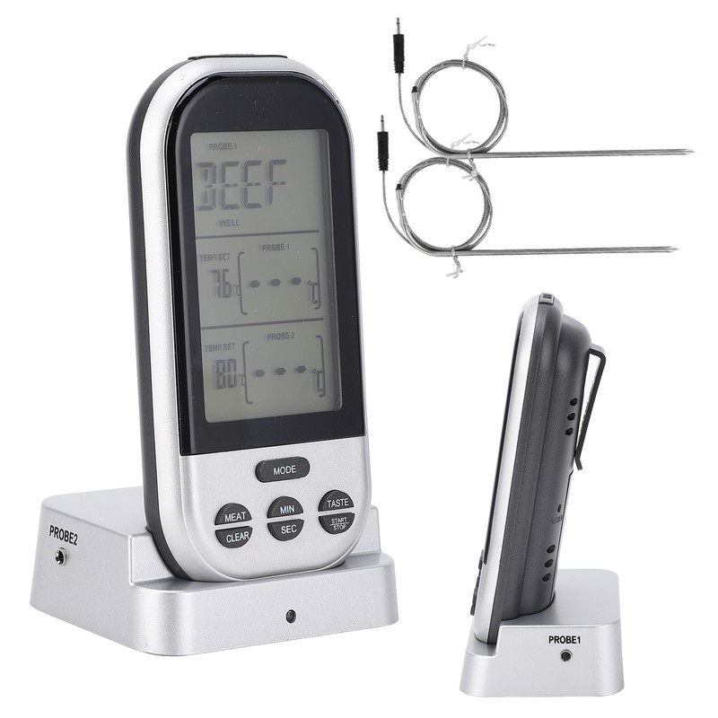 TS‑K32‑S Wireless Meat Thermometer Dual Probe Double Digital Temperature Meter