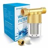 ZHYUUAX YH01 Reusable Washing Machine Water Filter, 40 Micron Brass