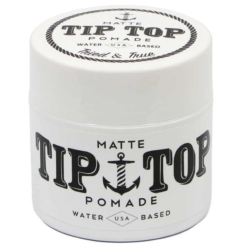 TipTop Matte Water Based Medium Hold Pomade 4.25oz Pack of