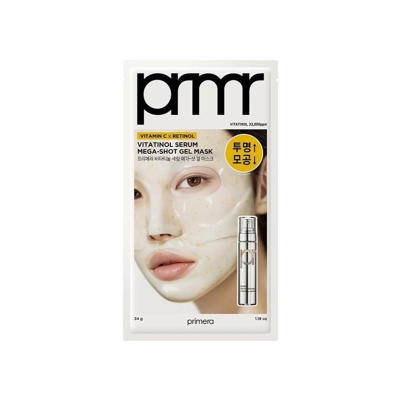 Primera Vitatinol Serum Mega-Shot Gel Mask 1 piece / 프리메라