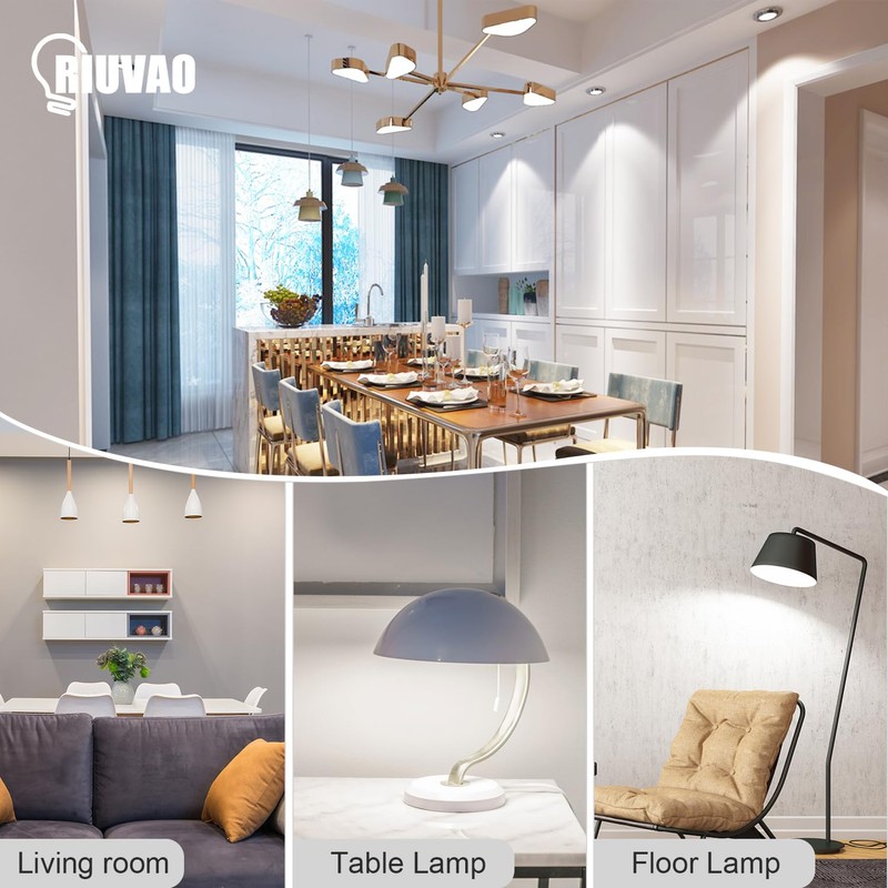 RIUVAO LED Light Bulb 200W Equivalent 2500 Lumen Super Bright