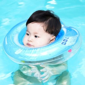Inflatable Baby Neck Float Swim Ring - Multi-color Double Airbag Free Size/Free Size Free Size 10ea
