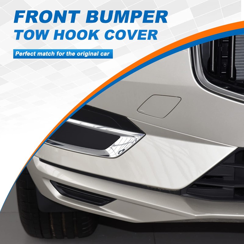 Front Bumper Tow Hook Cover Towing Eye Cap Fit for