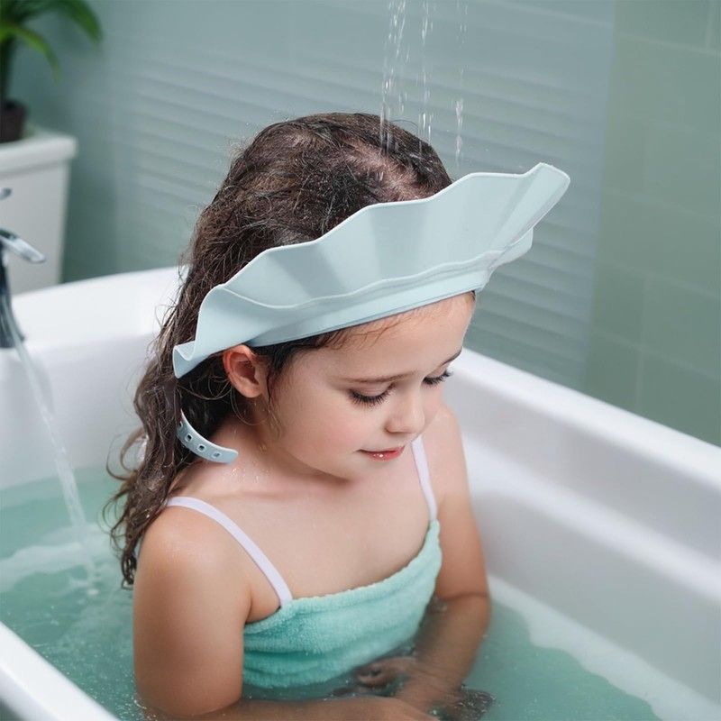 Adjustable Baby Shower Cap for Hair Washing | Bath Shield