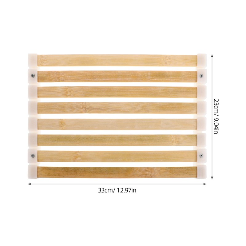 Beavorty Bamboo Sauna Cushion High Temperature Resistant Support Mat Quick-Drying