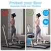 6PCS Non-Slip Treadmill Mat Pads, 4x4 Inch High Density Silicone