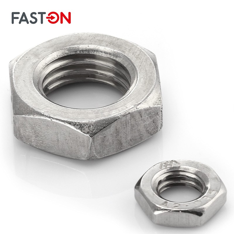 FASTON Hex Nuts M3 Low Shape Stainless Steel A2 V2A