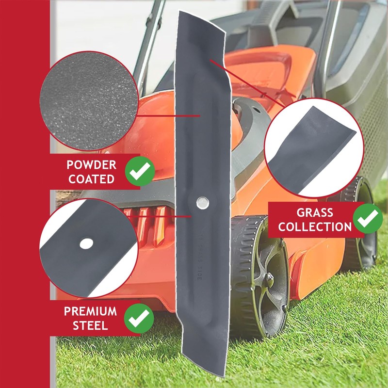 Spares2go Blade for Flymo EasiMow EasiStore 300R SimpliMow 300 Lawnmower