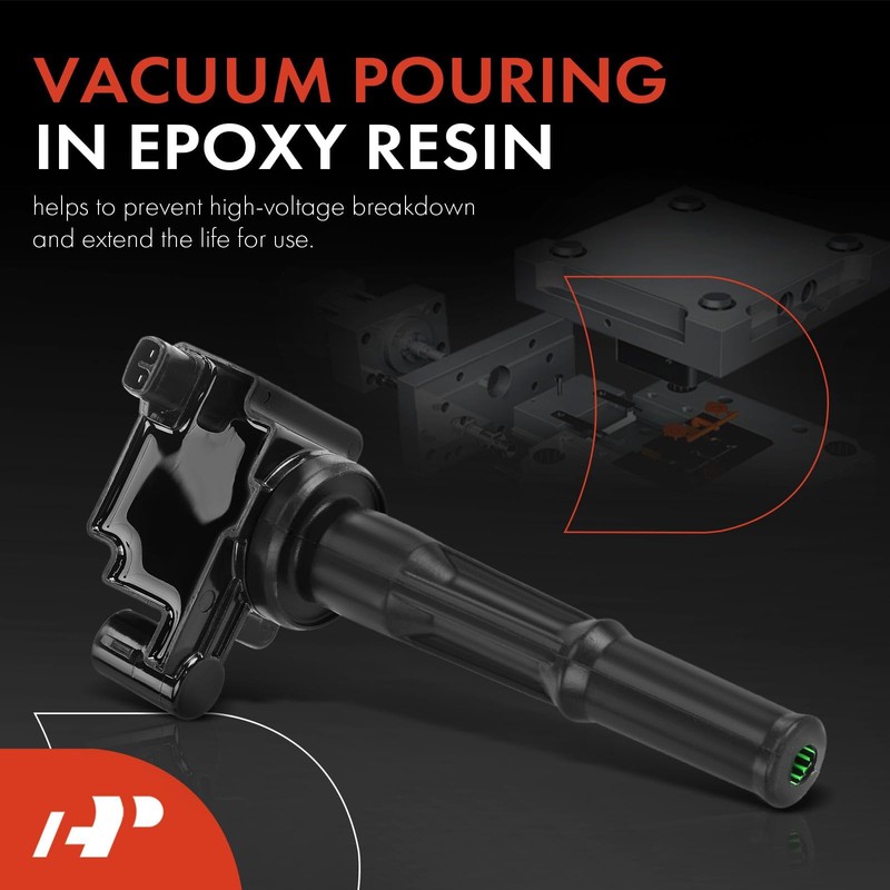 A-Premium 3 Ignition Coils with 3 Wire Compatible with Toyota