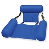 Poolmaster Water Chair Inflatable Swimming Pool Float Lounge, Blue