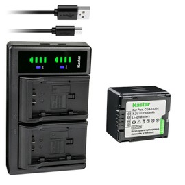 Kastar 1-Pack CGA-DU14 Battery and LTD2 USB Charger Compatible with Panasonic PV-GS19, PV-GS29, PV-GS31, PV-GS33, PV-GS34, PV-GS35, PV-GS36, PV-GS39, PV-GS50, PV-GS55, PV-GS59, PV-GS65 Camera