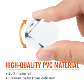 Corner Protector for Baby, Protectors Guards, Furniture Corner Guard & Edge Safety Bumpers – Baby Proof Bumper Cushion – Clear & Transparent (12/20 Pack) (20)