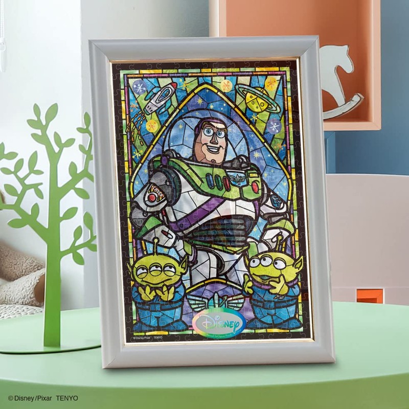 Buzz Lightyear 266 Piece Jigsaw Puzzle, Stained Glass, Squishy Series,