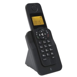 ASHATA D1005 Teléfono Inalámbrico Expandible de Mano para Oficina en Casa, Teléfono Inalámbrico con Identificador de Llamadas, Llamada Manos Libres, Transferencia de Llamadas, 10