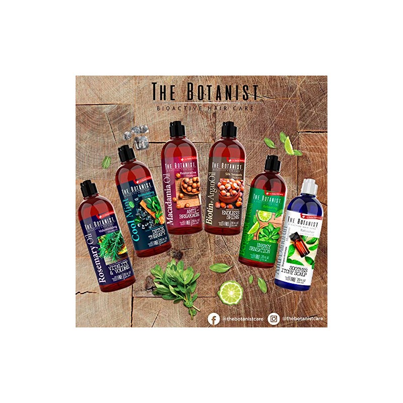The Botanist Shampoo Anticaspa Mint Oil 591 Ml