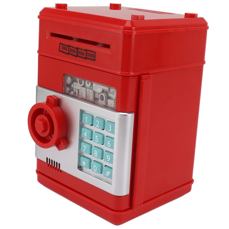 2 Modes ATM Piggy Bank Digital Electronic Paper Money Coins