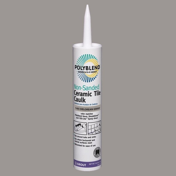 Custom Building Products Polyblend Delorean Grey Siliconized Acrylic Caulk 10.5
