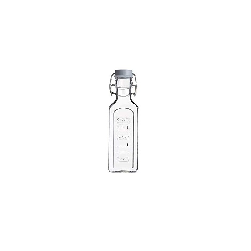 Kilner Traditional Clip Top Lid Bottle 0.3 Litre Transparent (Pack