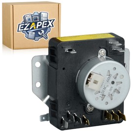 W10185981 Dryer Timer Compatible with Whirlpool WGD4800XQ1 Compatible with Maytag MGDC215EW2 Compatible with Kenmore Replace WPW10185981 AP6016540 1481704 PS11749830