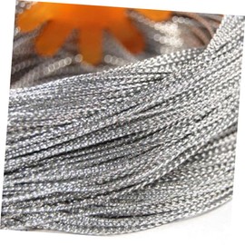 COHEALI Multifunctional Yards Silver Metal String Jewelry Cord Beading Cord for Necklaces Bracelets and Craft Projects for Jewelry Making and Card Trimming