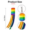 TUKNN Rainbow Windsock, Outdoor Windsock, Rainbow Windsocks, Colourful Hanging Decorations,