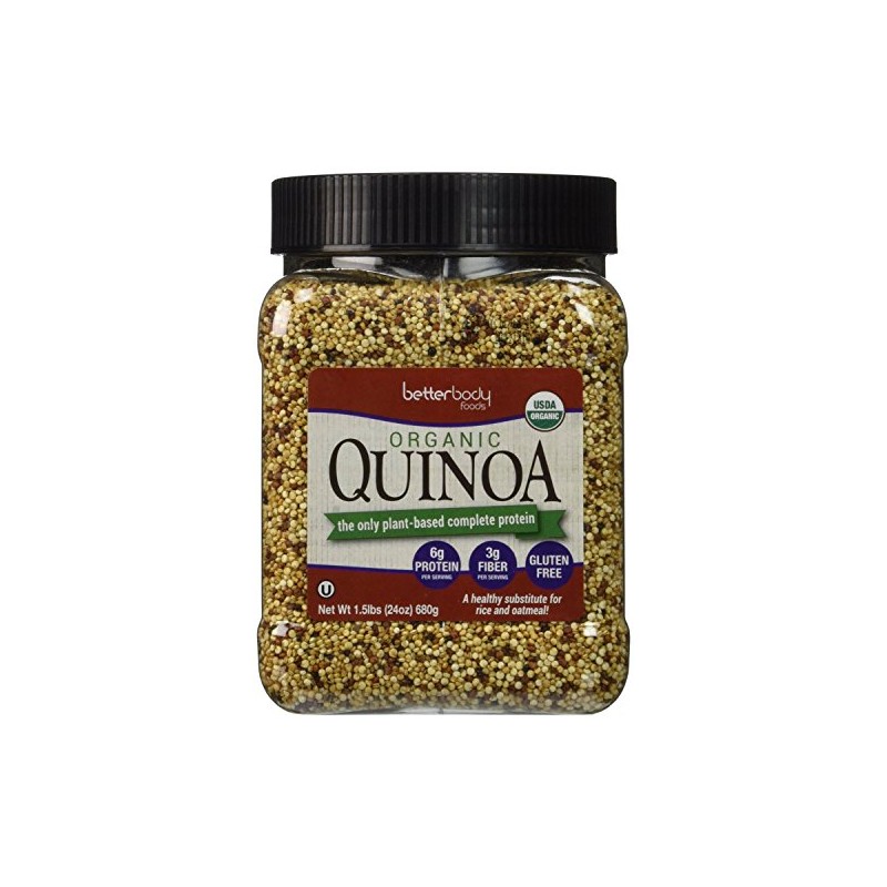 BetterBody Foods Organic Quinoa Medley, 1.5 Pound (Pack of 6)