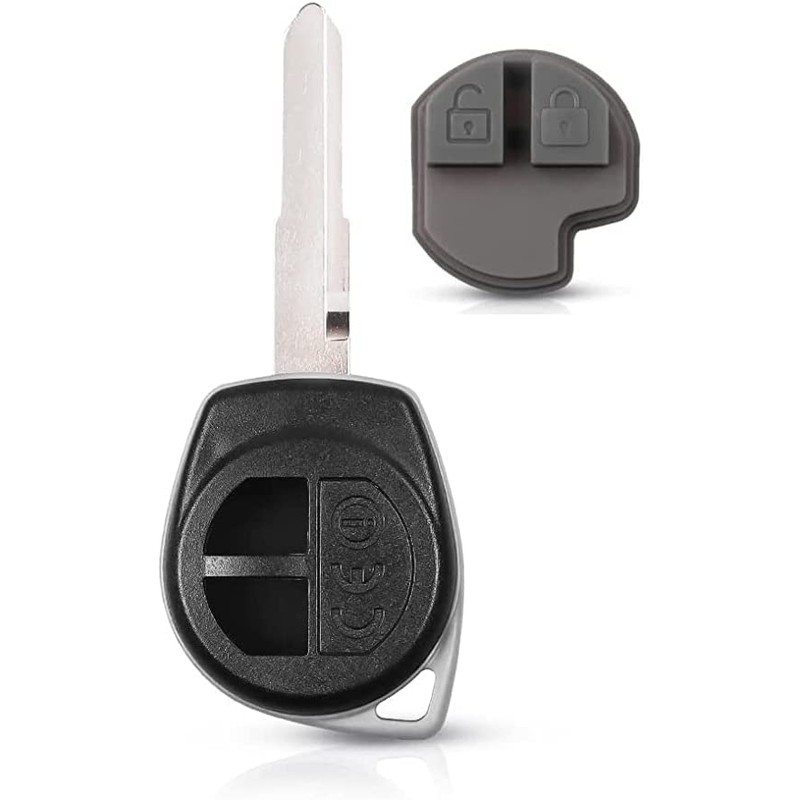 SALPIE 2 Button Car Key Shell Case (Including Buttons) Compatible