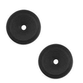Fielect 2Pcs 10 inches Paper Speaker Cone Subwoofer Cones Drum Paper 2 inches Inner Diameter 1Pcs