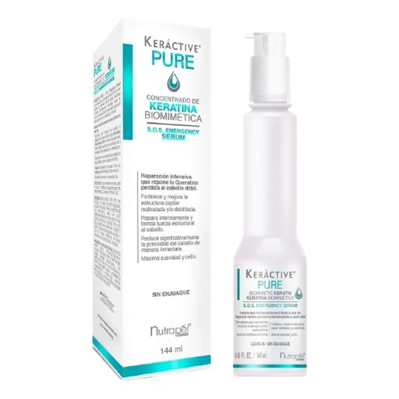 Serum Reparador Capilar Nutrapel Keractive Pure 144ml