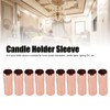 10Pcs E14 Metal Tube for Candle Lamp Holder Lamp Base